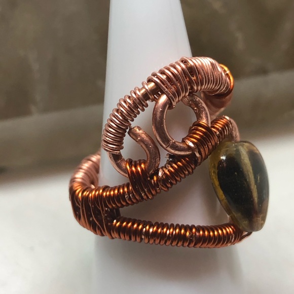 Wire wrapped ring - Picture 2 of 4